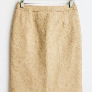 Max Azria Textured Woven Rayon Skirt Size 2
